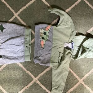 Star Wars Green and Gray Baby Yoda Outfit